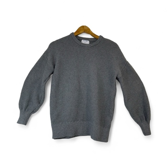 Old Navy Tops - Old Navy Heather Gray Knit Sweatshirt
